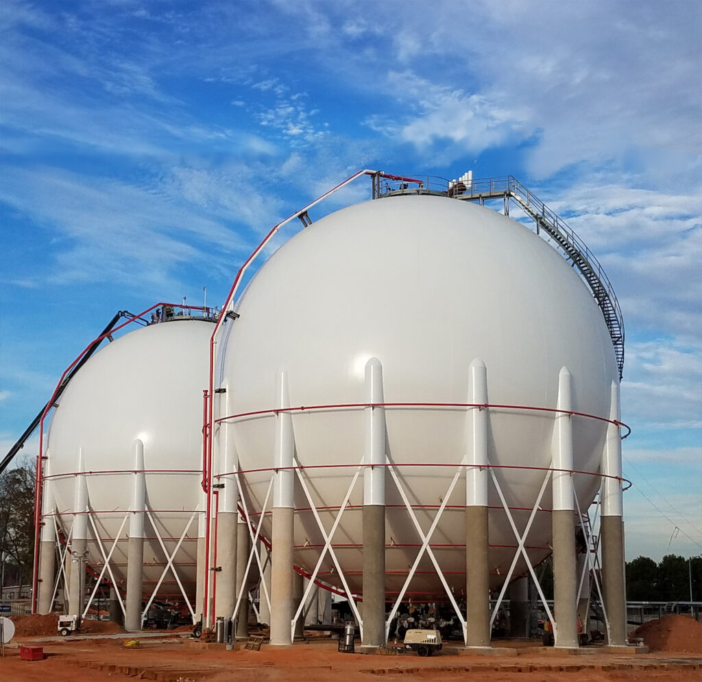 20 sphères 6 935 m3 (Mexique)